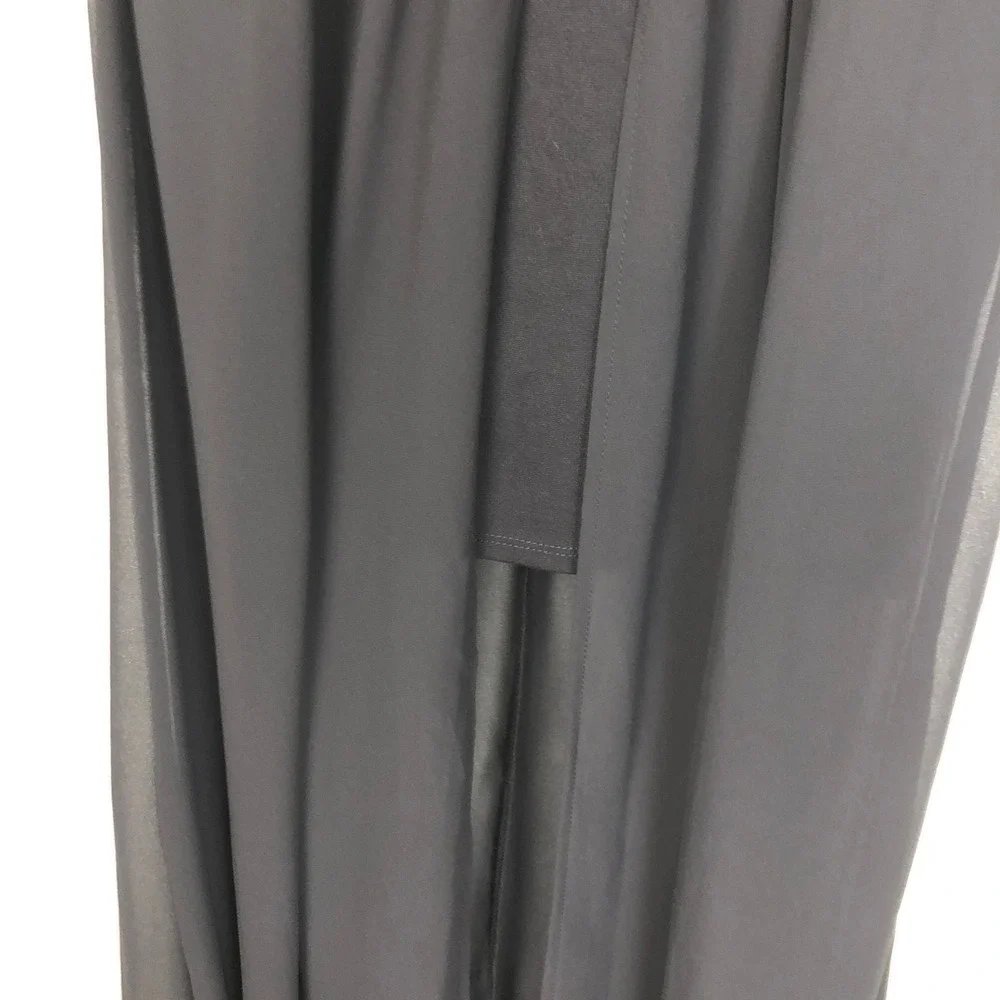 Lulus Womens Whimsigoth Witchy Lace Open Back Semi-Sheer Dress Size M‎ Black